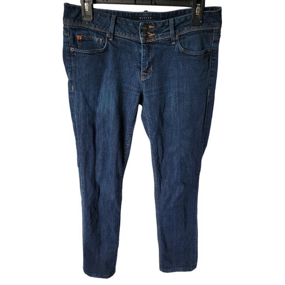 Hudson Dark Wash Low Rise Baby Bootcut Made in USA Beth Bootcut Jeans Size 29 - Picture 1 of 13